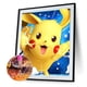 thumbnail image 4 of 5D bricolaje completo taladro diamante pintura Pikachu cruz puntada mosaico artesanía Kits decoración, 4 of 9