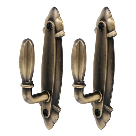 

2pcs Aluminum Alloy Hooks Wall Decorative Curtain Hooks Clothes Hooks