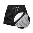 thumbnail image 4 of JTSRKL Mens Quick Dry Mesh Liner Shorts Drawstring Gym Side Pockets Breathable Short Pants Lightweight Summer Workout Training Sport Bottoms, 4 of 8