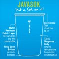 thumbnail image 3 of Sok It JavaSok Iced Coffee & Cold Soda Insulated Neoprene Cup Sleeve (Ho Ho Ho!, Large: 30 - 32oz), 3 of 6