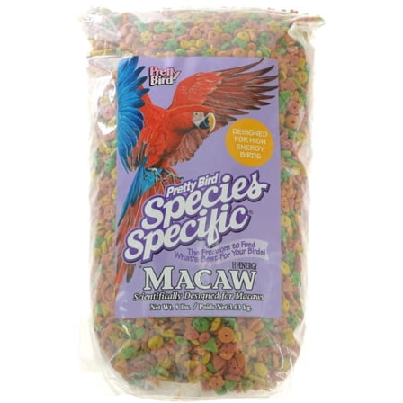 Pretty Bird Species Specific Hi Energy Macaw [Bird, Food] 8 lb