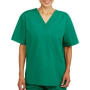 Unisex Short Sleeve V Neck Scrub Top with Pocket