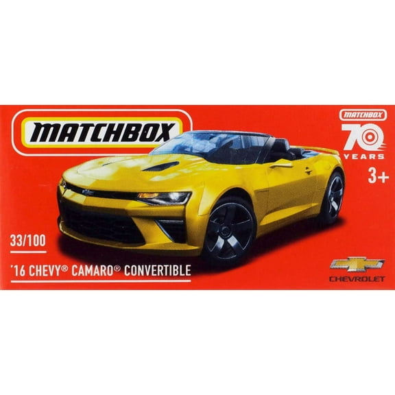 Matchbox Drive Your Adventure '16 Chevy Camaro Convertible Diecast Car
