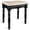 Black, variant on Black Oak Wood Vanity Stool Modern Makeup Dressing Use