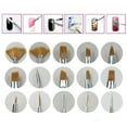 thumbnail image 4 of Anvazise 15 Pcs Set Pink Nail Art Paint Dot Draw Pens Brushes for UV Gel DIY Decoration Tool, 4 of 6