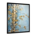 thumbnail image 3 of Designart "Zen Moment With Blue And Gold Bamboo VI" Bamboo Picture Framed Wall Decor, 3 of 5