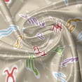 thumbnail image 5 of Ambesonne Astrology Valance Pack of 2, Colorful Doodle Signs, 54"X18", Tan Multicolor, 5 of 5