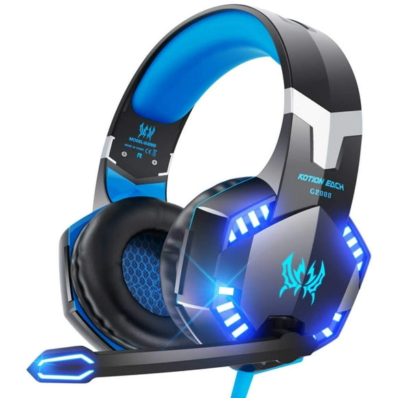 Auriculares de Juego VersionTech G2000 PS5 PS4 PC Xbox One Sonido envolvente Micrófono Luz LED