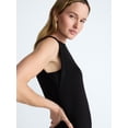 thumbnail image 3 of Scoop Women's and Women's Plus Scubaknit Sleeveless Maxi Dress, Sizes XS-4X, 3 of 4
