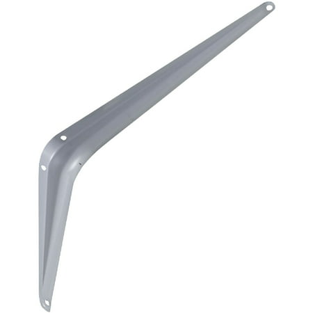 

3 PK National 211 8 In. D. x 10 In. H. Gray Steel Shelf Bracket