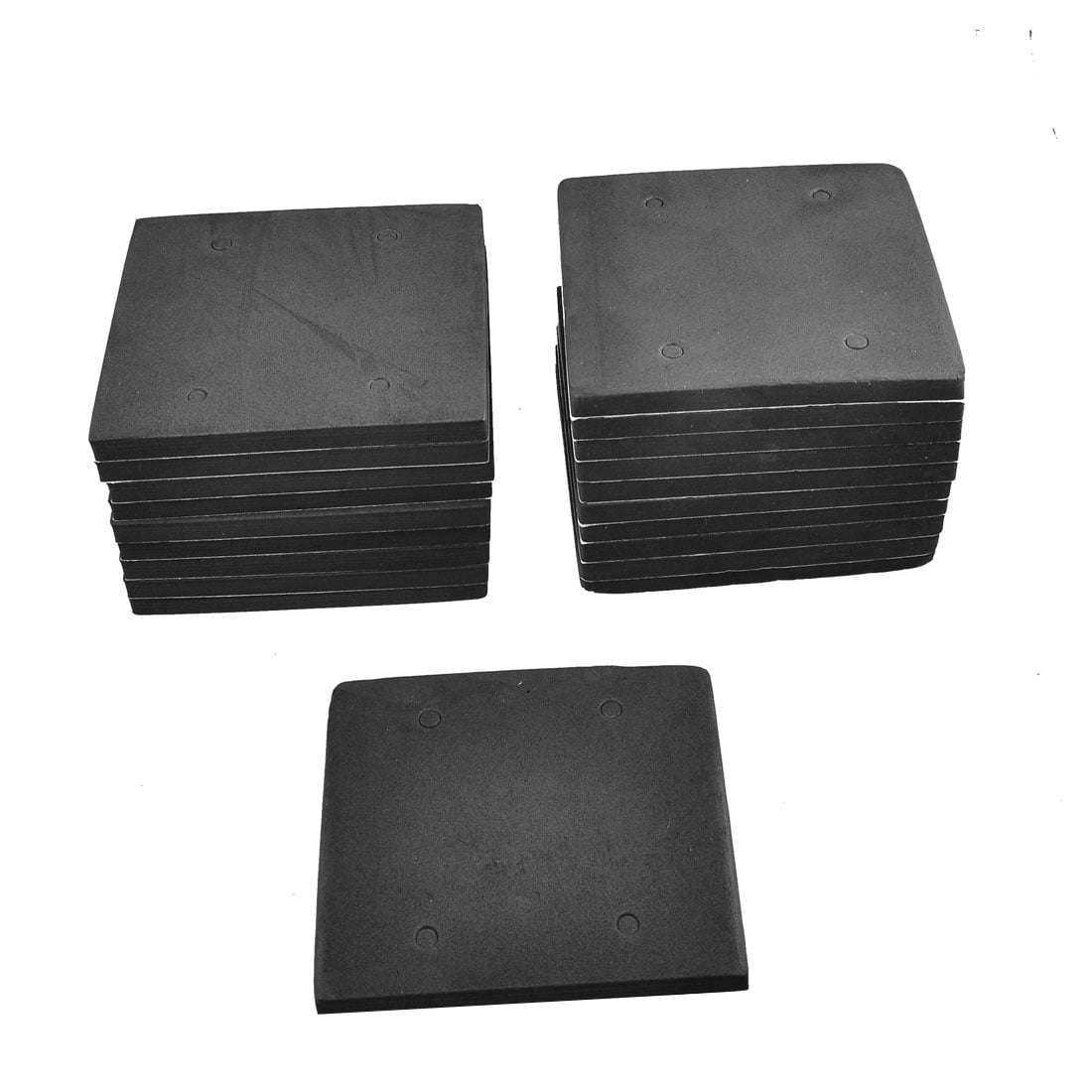 10 x Square Foam Replacement Sander Back Pad Sanding Machine Mat Black