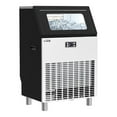thumbnail image 1 of Pemberly Row CIM265 Undercounter Metal Ice Maker Machine in Black, 1 of 7