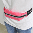 thumbnail image 4 of Cinturón para correr, riñonera para correr para mujeres y hombres, bolsa para corredor manos libres, cinturón, bolsa de entrenamiento físico, riñonera de viaje deportiva ajustable sin rebote, soporte, 4 of 5