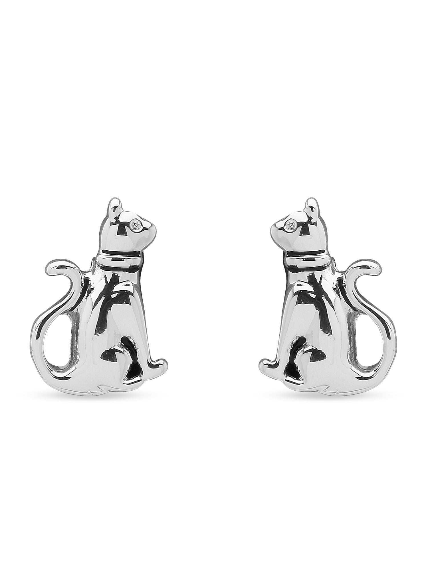 Details about   925 Sterling Silver Pink or White Cat Kitten Dangle Drop Earrings Girls Women 