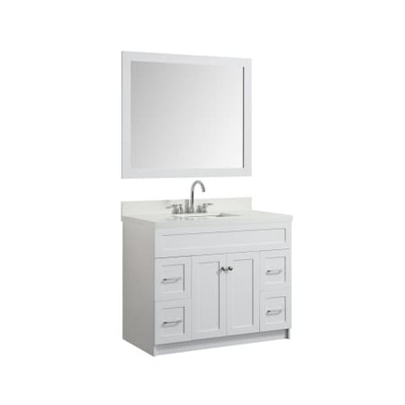 Ariel F043s Wq Hamlet 43 Single Vanity Set With Hardwood Cabinet Ariel F043s Wq Hamlet 43 Single Vanity Set With Hardwood Cabinet And Quartz Van
