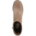 thumbnail image 3 of Bzees Womens Berkley Faux Suede Ruched Ankle Boots, 3 of 3