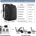 thumbnail image 1 of MATEIN Carry on Backpack Extra Large Travel Backpack Expandable Airplane Approved Weekender Bag for 26s, 1 of 4