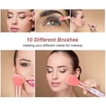 thumbnail image 3 of Kit de brochas de maquillaje para difuminar base, crema líquida, polvos, sombras de ojos, rubor y cosméticos., 3 of 5