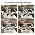thumbnail image 7 of ODIKA 8'x10' Washable Area Rug Modern Composition Scattered Dots Triangles Contrasting Block for King Size Bedroom Under Bed, Master Suite, Non-Shedding, Easy Care, 7 of 7