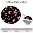 thumbnail image 6 of Pioneer Flower Floral Print Pattern Round Fitted Tablecloth with Elastic Edge,Dining Table Cover Waterproof,Outdoor Round Tablecloth for Camping,Dining,Indoor and Outdoor, 6 of 7
