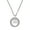 Silver, variant on Gold-tone 5 K Run - Class of 2026 Affirmation Ring Necklace, 23"