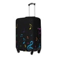 thumbnail image 1 of Sikiie Color Musical Notes for Elastic Luggage Case, Zippered Buckle Suitcase Cover, Suitable for Travel, Business Trip, Unisex-Small, 1 of 7