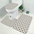 thumbnail image 2 of Brown Bigfoot and Tree Pattern Bathroom Rugs Sets 3 Piece,Toilet Cover Set,Absorbent Non Slip Bathroom Mats Sets with U-Shaped Contour Rug Toilet Rug Set, 2 of 5