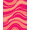 Pink, Pattern 1, variant on ODIKA 4x6 Machine Washable Non-Slip Area Rug, Radiant Sunset Wave High Traffic Rug, Pink, 571246