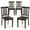 Dark Brown, variant on Wooden Windsor Dining Chairs Set of 6,for Kitchen,Dining Room,Black