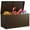Brown, variant on HOUSNIFLEX 30 Gallon Lockable Resin Deck Box,Waterproof UV Resistant Outdoor Storage Bin with Lid for Patio,Garden & Pool Accessories,Black