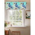 thumbnail image 2 of Blue Bird Curtain Valances for Windows, Music Farmhouse Animals Country Kitchen Valance Window Treatment, Light Filtering Block Curtains for Bathroom/Bedroom/Living Room 42'' x 12'', 2 of 9