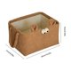 thumbnail image 3 of Cesta de almacenamiento de tela con asas – Caja decorativa para armario, habitación infantil, vestidor y organizador de juguetes – Cesta de tela suave para ropa, mantas y peluches, 3 of 6