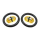 thumbnail image 1 of Anillos de gimnasia para entrenamiento de fuerza, multifunción, estables, con agarre seguro, anillos de entrenamiento Amarillo, 1 of 8