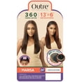 thumbnail image 6 of Outre Human Hair Blend HD Lace Frontal Wig 360 Hand-Tied 13x6 Lace Wig Marisa (DRRDVV), 6 of 7
