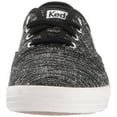 thumbnail image 2 of Keds Women's Champion Lurex Stripe Fashion Sneaker, Black, 7 M US, 2 of 8