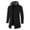 Black, variant on FRSASU Men Jacket ,Hooded Jacket Windbreaker Mid-Length Hooded Jacket