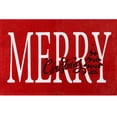 thumbnail image 2 of BERTHMEER 2'X3' Christmas Rug Washable Indoor Door Mat Red Kitchen Non-slip Soft Low Pile Accent Rug for Bedroom Bathroom,Red, 2 of 6