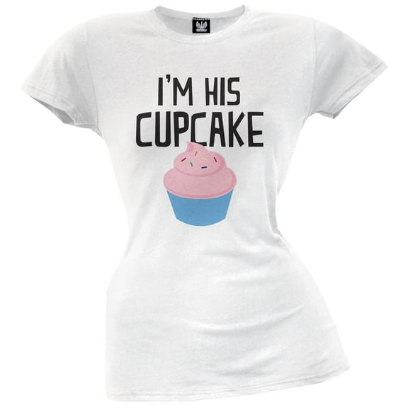 I'm His Cupcake Juniors T-Shirt - 2X-Large