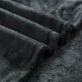 thumbnail image 3 of Mainstays Plush Throw Blanket Black, 3 of 6