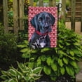 thumbnail image 2 of Black Great Dane Puppy Hearts Love and Valentines Day Garden Flag, 2 of 5