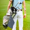 thumbnail image 5 of Picia White Dandelion Microfiber Golf Towel (24" X 16") with Carabiner Clip, Waffle Pattern Hook - Golf Accessories and Gifts, Father's Day, Christmas, Birthday Gift, 5 of 8