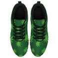 thumbnail image 2 of Marijuana Shoes Womens Mens Road Running Shoes Tennis Walking Sneakers Black Size 12, 2 of 5