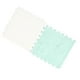 thumbnail image 2 of 10pcs Plush Foam Interlocking Floor Mat Soft Anti Slip Cuttable Color Block Thickened Foam Tiles Area Carpet Mint Green White, 2 of 4