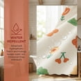 thumbnail image 4 of Unique Bargains Water-Resistant Printed Shower Curtain with 12 Hooks Floral 71"W x 71"L, 4 of 8