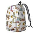 thumbnail image 2 of Highland Cow and Boot Print Backpack for School, Cute School Bag with Adjustable Shoulder Straps and Padded Back, 15.7"x11.8"x5.5", 2 of 5
