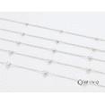 thumbnail image 4 of WINQ Multi-Station Bezel Necklace Lab Grown Diamond 14K Gold, 4 of 5