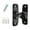 Black, variant on 90/180 Degree Barn Door Locks Sliding Barn Door Privacy Door Bolt Latches Zincs Alloy Flipping Door