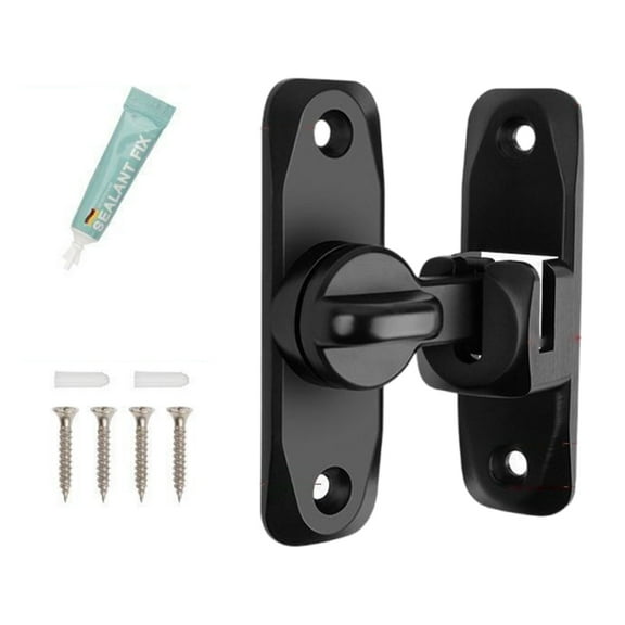 90/180 Degree Barn Door Locks Sliding Barn Door Privacy Door Bolt Latches Zincs Alloy Flipping Door