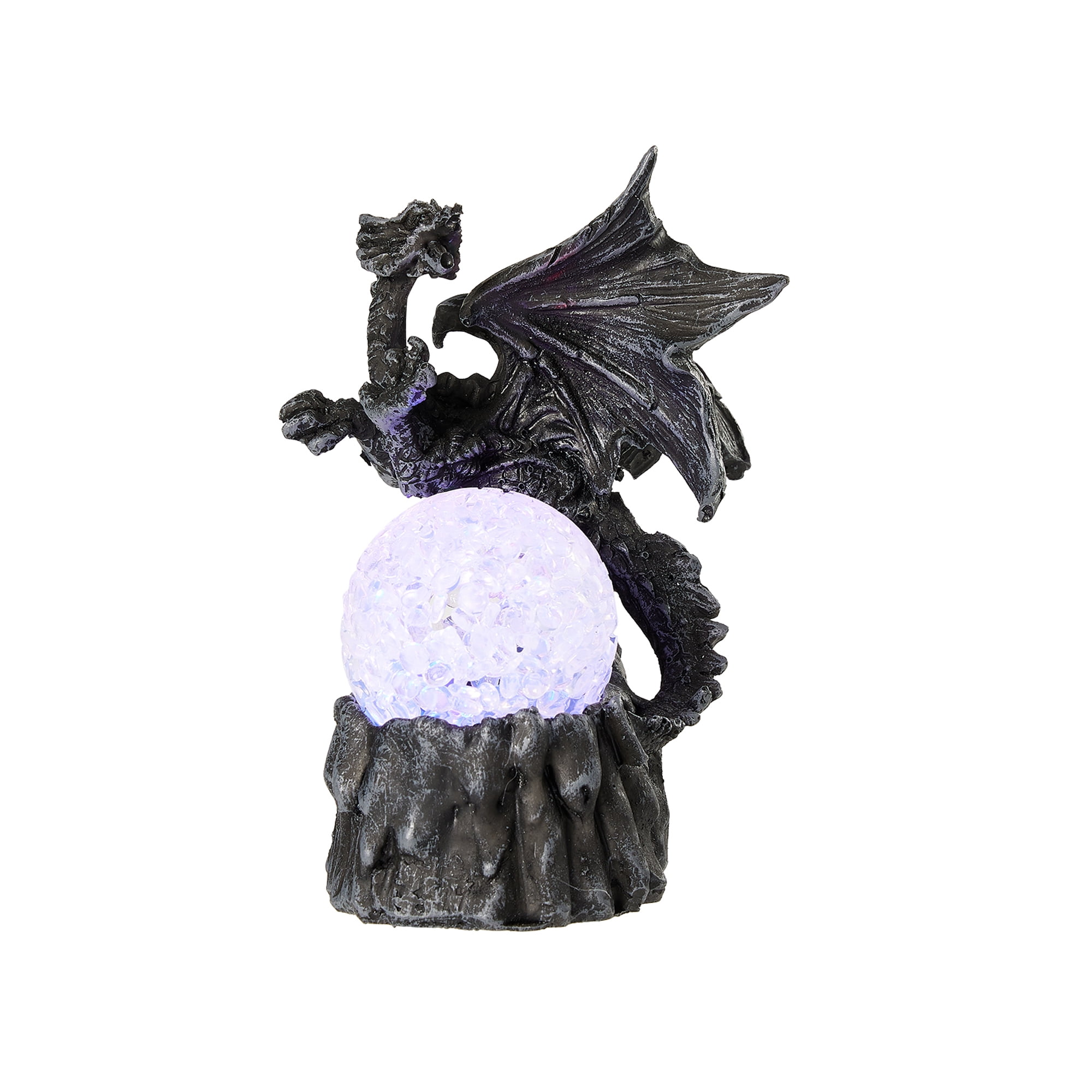 Sprifallbaby Light Up Dragon Statues, Fantasy Dragon Figurine On