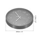 thumbnail image 2 of Reloj de pared Uxcell de 12" a pilas, silencioso y sin tictac, reloj redondo, gris, 2 of 6